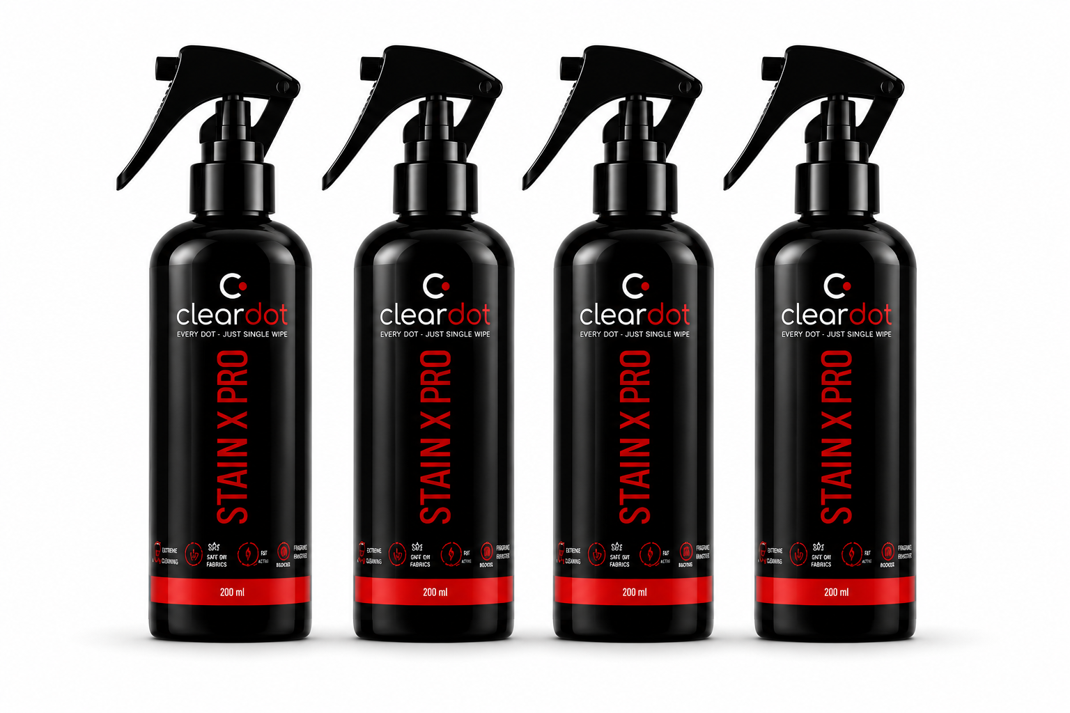 ClearDot Stain X Pro Pack of 4