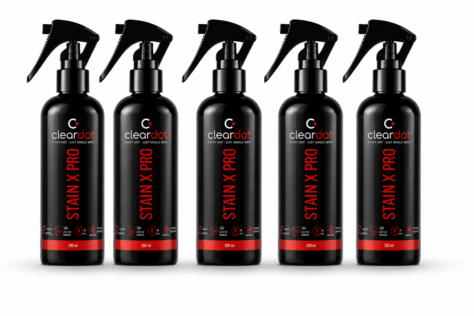 ClearDot Stain X Pro Pack of 5
